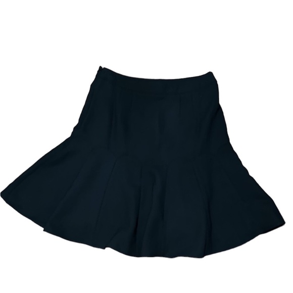NWOT Talbots 4P Dark Black Dress Skirt flared skirt Date night flirty Sale - Picture 3 of 8